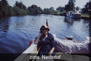 oma Nederlof. (juni 1982)