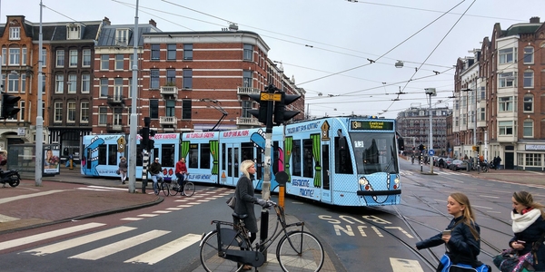 GVB 2110 Kruising Rozengracht.