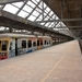 Het verlaten station van Montzen in België.