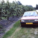 de oranje Opel ascona