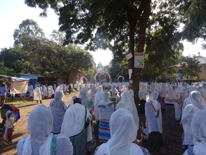 3A Bahir Dar--Gondar, kerkdienst _DSC00200