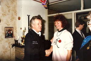 Aart sr met Cockey Lodder (Mrt.1989)