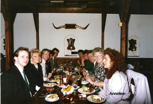 Dinner in Poortugaal, 1989