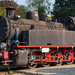 Roestige oude stoomtrein