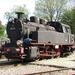 Roestige oude stoomtrein