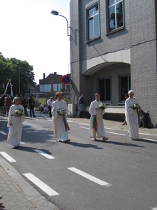 45) Het Mariabeeld in aantocht