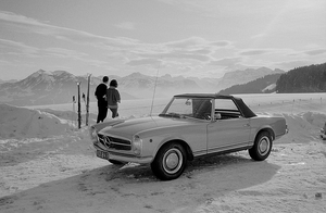 MB W113 winter (MBabes Vintage Cars Garage)