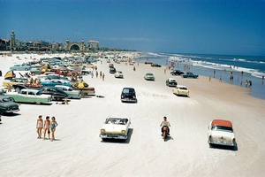 Driving on the beach