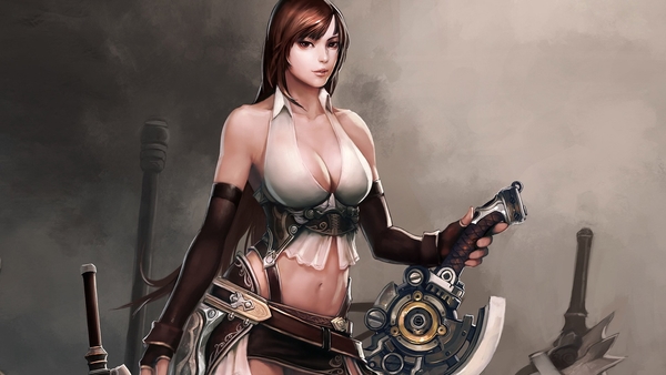 fantasy-art-anime-Person-screenshot-woman-warrior-fetish-model-34