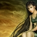 oriental-black-girl-sitting-1080P-wallpaper