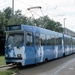 3134 als Randstad Uitzendbureau-tram in Delft. 16-07-1998