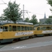 Een 1300 met een 2100 in de keerdriehoek Delft Station