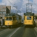 Twee koppelstellen op lijn 10 bij de niet meer bestaande halte