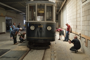 Bij het plaatsen in het NZH vervoermuseum