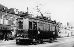 Haarlemse wagen in leiden (proefrit na werkplaatsbezoek