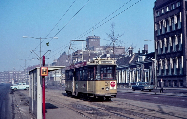 471 (401-570) lijn 5 schiekade 24-02-1963