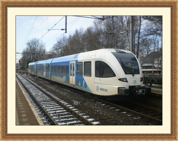 Arriva 524 Station Marienberg 09-02-2013
