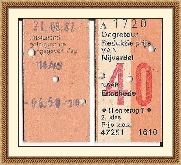 Dagretour Nijverdal-Enschede