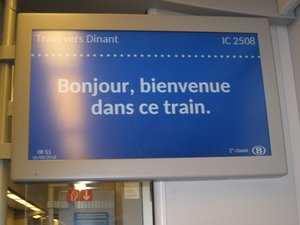 45) Onze trein naar Dinant