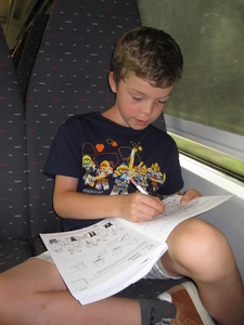 96) Op de trein van Dinant naar huis