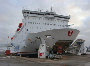 In Kiel van de ferry