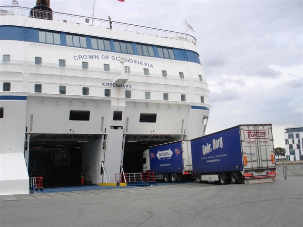 De Ferry inrijden