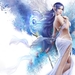 Elegant-girl-with-long-blue-hair-fantasy-Anime-Wallpapers-for-Des