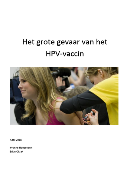 Het grote gevaar van het HPV-vaccin
