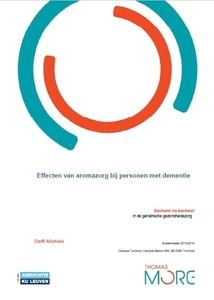 Effecten van aromazorg bij personen met dementie