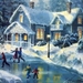 christmas-art-14-christmas-winter-scenes-with-regard-to-christmas