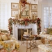beautiful-christmas-living-room-decoration-gold-pine-tree-above-m