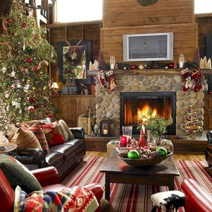 Rustic-Christmas-Living-Room