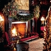 the-library-fireplace-decorated-with-garlands-and-trees-image-fro
