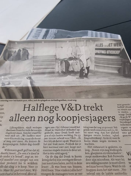 Het trieste opheffingsbericht