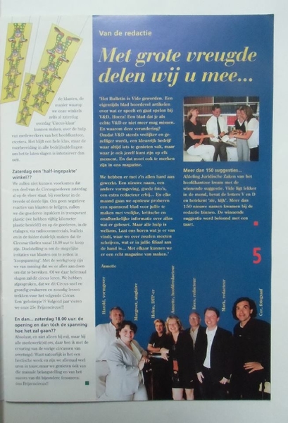 Met grote vreugde