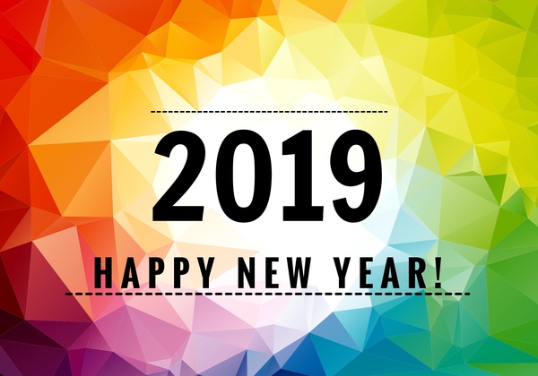 colorful-happy-new-year-2019-vector