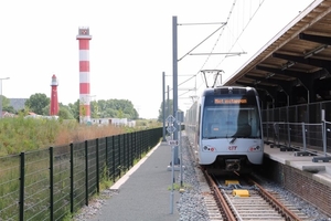 4 juni 2019 - metrolijn en lichtenlijn in Hoek van Holland