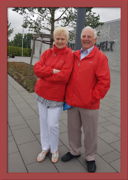 terry en carlo in Berlijn park