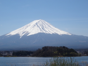 3D Mount Fuji, uitzichtpunt over meer _0424