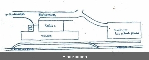 Situatue schets Cica 1960. Schets van Henk Smid