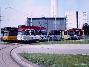 GVBA 657+653 Amsterdam station RAI