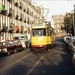 Lijn 16 met wagennummer 718 in de Vaartstraat.