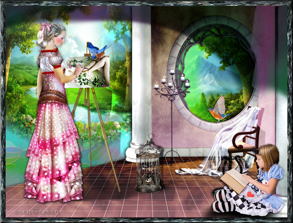 schildermeisje v terryxx