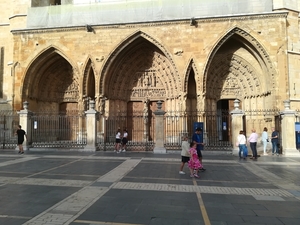 Voorportaal kathedraal Leon
