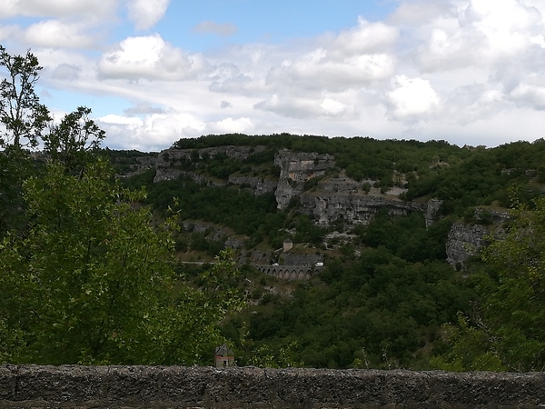 Zicht op een canyon