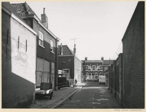 Korte Nieuwe Havenstraat, ingang vanaf de Nieuwe Havenstraat, gez