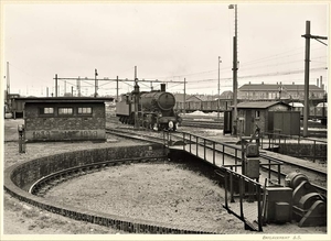 Schenkkade, emplacement van de Nederlandse Spoorwegen. datering e