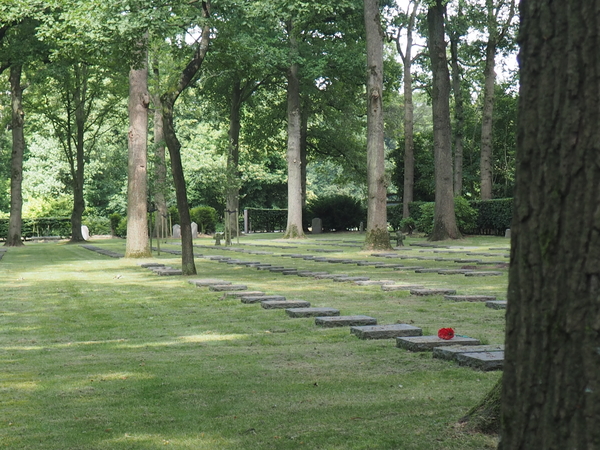 Vlatso in Belgie, Duits mill.begraafplaats. 1914`18
