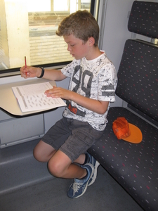 15) Op de trein naar Turnhout op 27 aug. '19