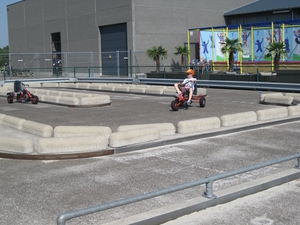 29) Ruben met de go-cart